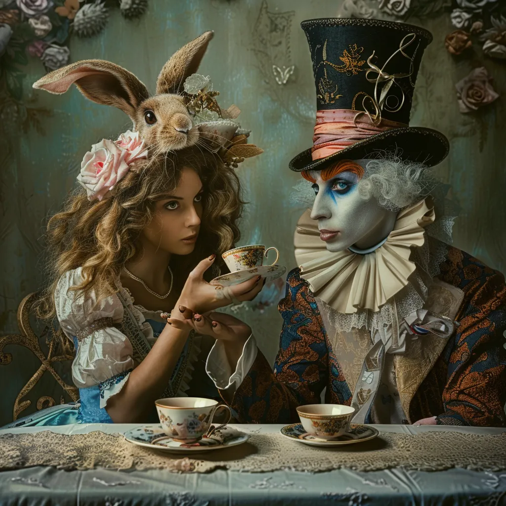 alice in wonderland and the mad hatter