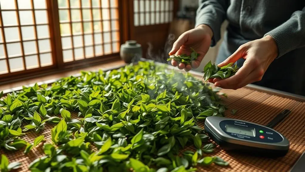 sencha drying techniques explained