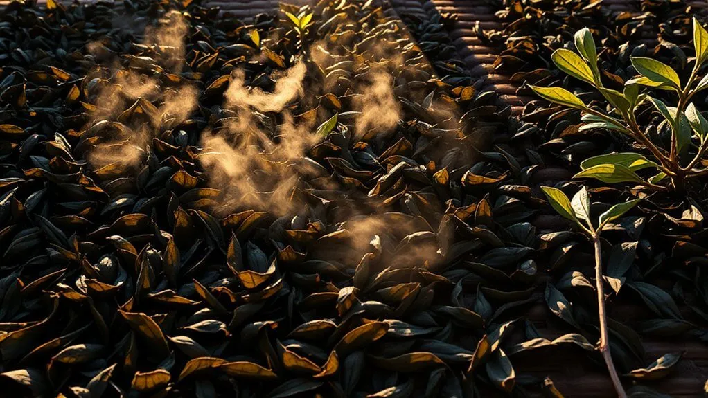 tea leaf drying techniques