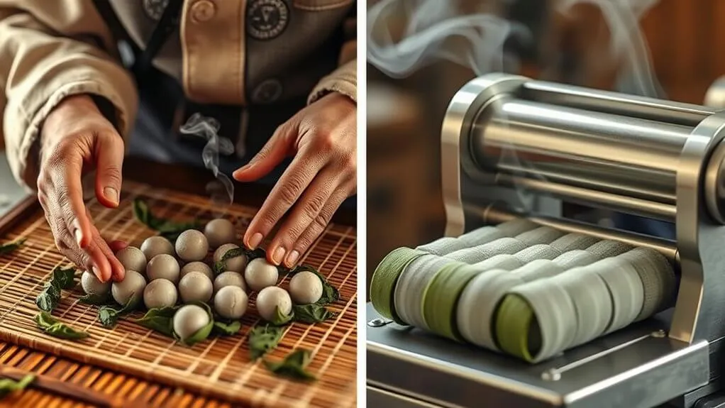 tea rolling techniques impact flavor