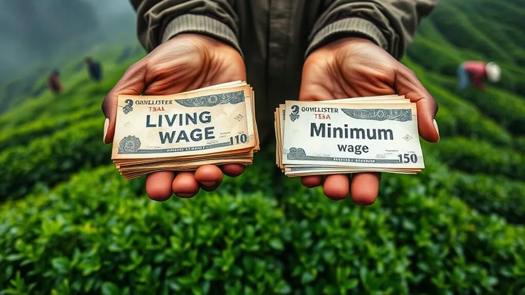 tea worker compensation analysis